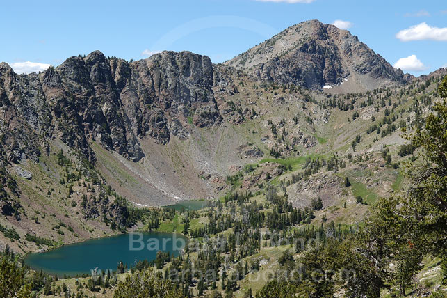 Twin Lakes, nestled below Rock Creek Butte, Elkhorn Mountains